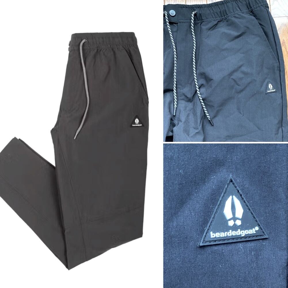 Bearded Goat $120 Rover Tech Outdoor Pants BLK Men’s XL NWOT